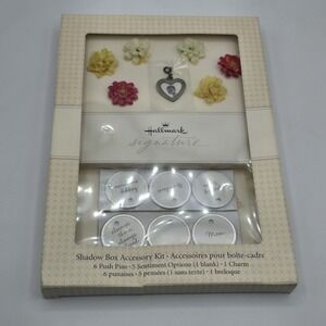 Hallmark Signature MOM SHADOW BOX ACCESSORIES KIT 13 Pieces NEW in Box